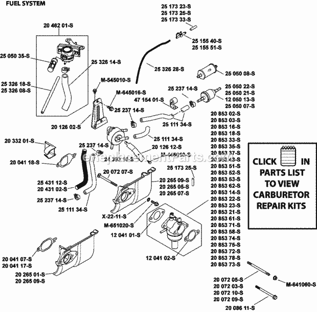 Kohler SV470-3216 15 Hp Engine Page I Diagram
