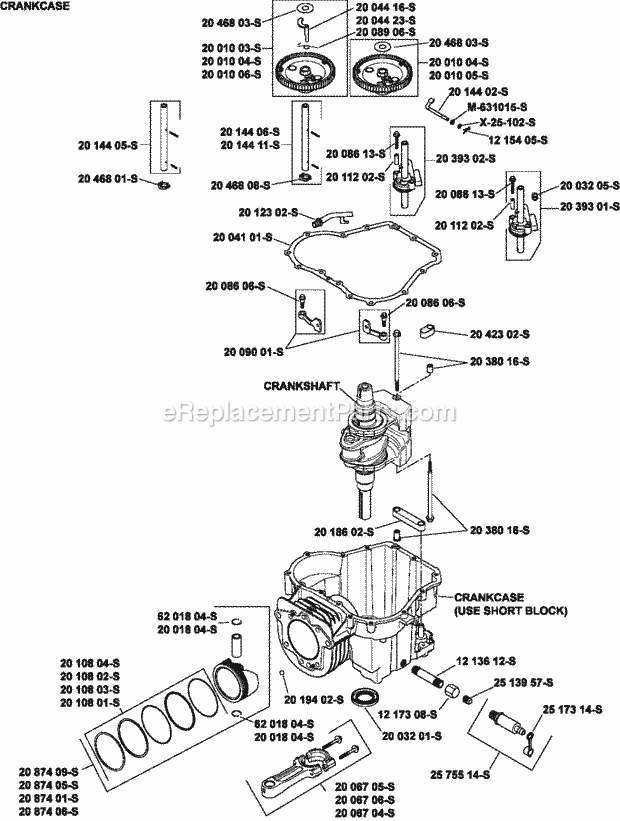 Kohler SV480-0200 16 Hp Engine Page C Diagram