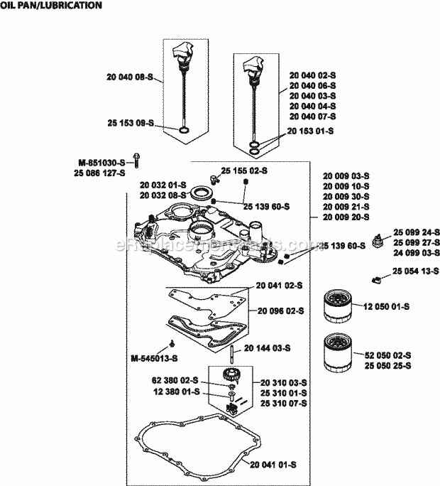Kohler SV590-3225 19 Hp Engine Page J Diagram