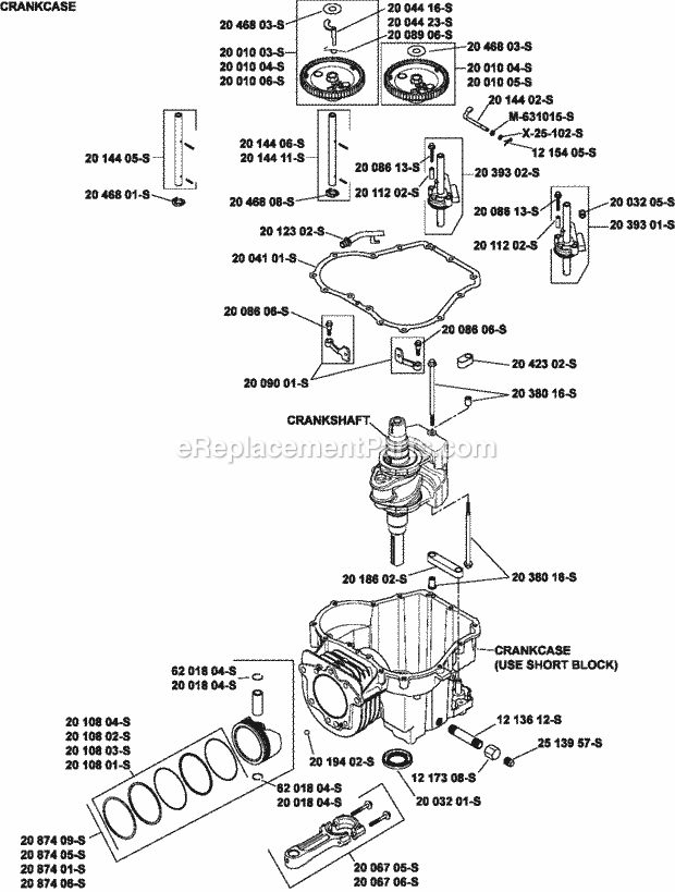 Kohler SV620-0202 22 Hp Engine Page C Diagram