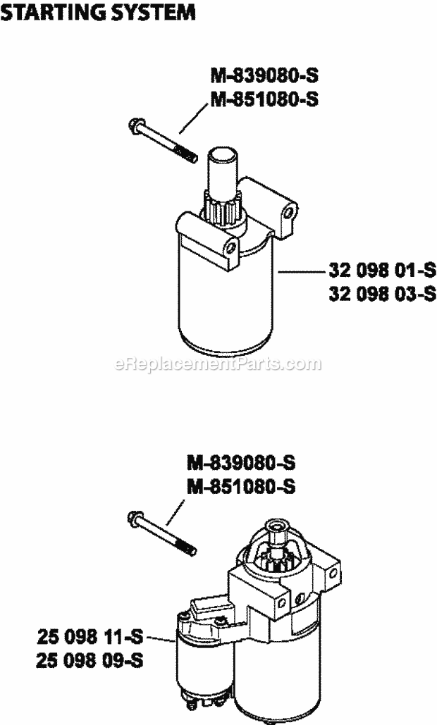 Kohler SV715-0001 22 Hp Engine Page K Diagram