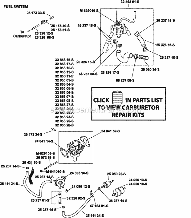 Kohler SV725-3022 24 Hp Engine Page G Diagram