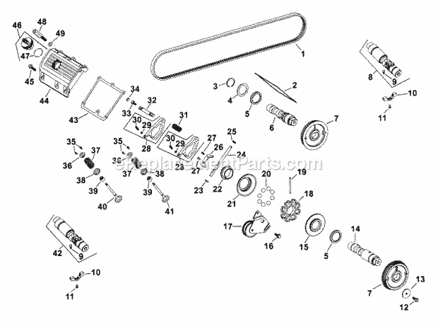 Kohler TH18-54532 18 Hp Engine Page E Diagram