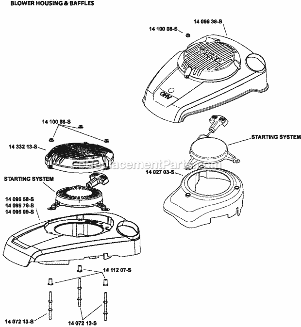 Kohler XT149-0219 Engine Page B Diagram