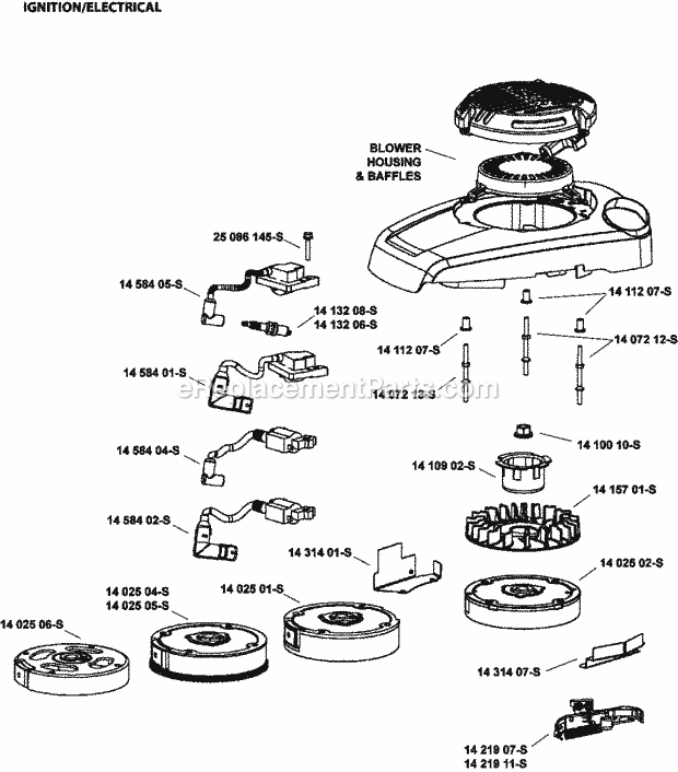 Kohler XT149-0223 Engine Page J Diagram