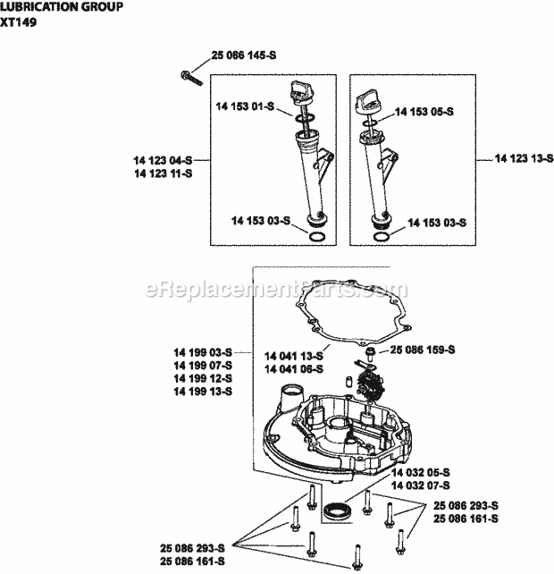 Kohler XT149-0225 Engine Page K Diagram