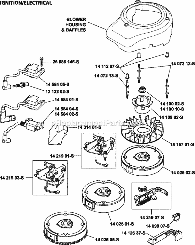 Kohler XT173-0035 Engine Page J Diagram