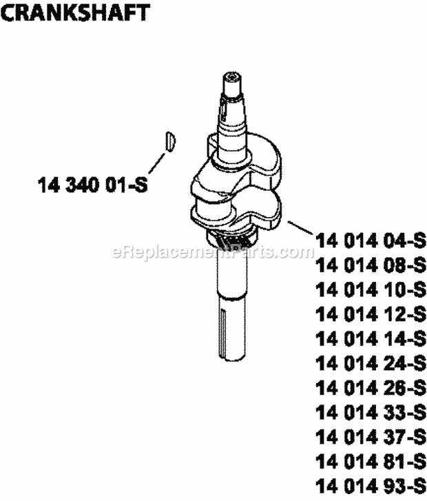 Kohler XT173-0070 Engine Page D Diagram