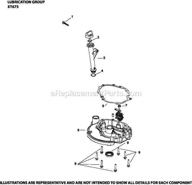 Kohler XT675-0004 Marketing Basic (6.75 (9.2) F Page K Diagram