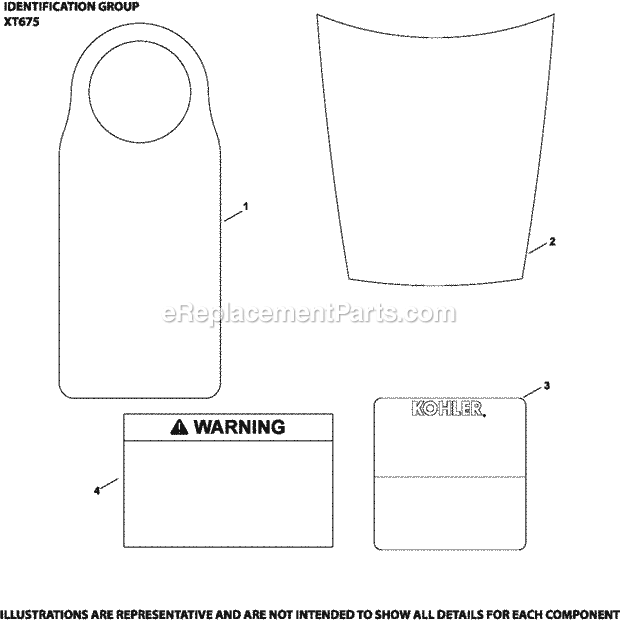 Kohler XT675-0041 Toro (6.75 (9.2) Ft Lbs Gross Page I Diagram