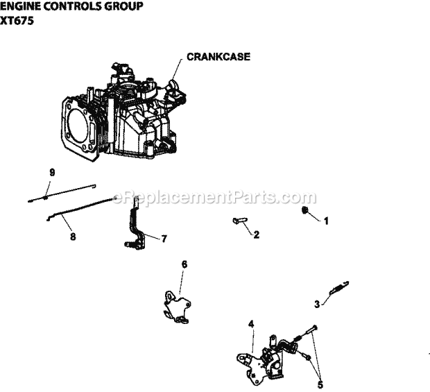 Kohler XT675-3031 Rover Mtd (6.75 (9.2) Ft Lbs Page F Diagram