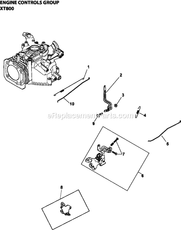 Kohler XT800-3040 Rover Mtd (8.0 Ft Lbs Gross T Page F Diagram
