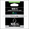 Lexmark 105Xl Black High Yield Return Program Ink Cartridge part number: 14N0822