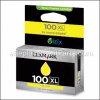 Lexmark 100Xl Yellow High Yield Return Program Ink Cartridge part number: 14N1071