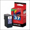 Lexmark 37 Color Return Program Print Cartridge part number: 18C2140