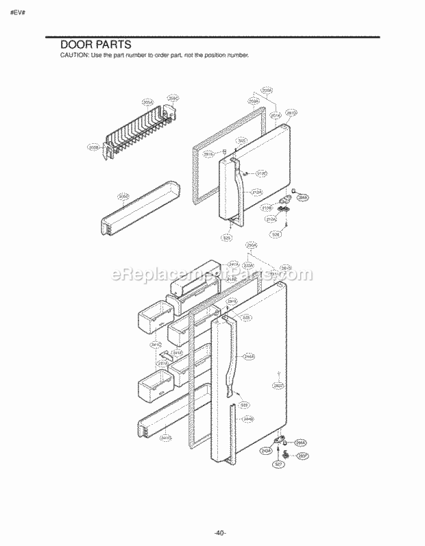 LG 73952 Refrigerator Ice Maker Parts Diagram