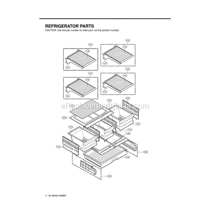 LG LFC21770ST (AST3LGA) Refrigerator Section (2) Diagram