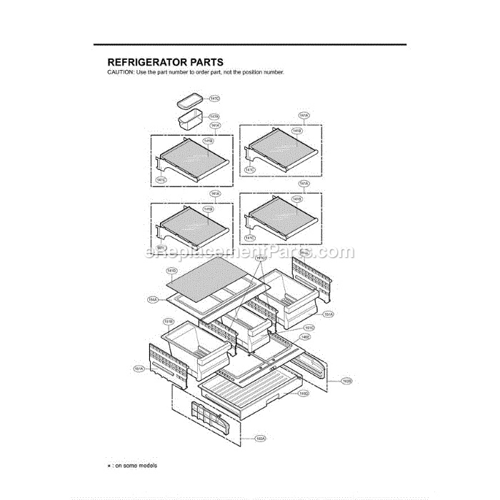 LG LFC25770ST (AST1LGA) Refrigerator Section (3) Diagram