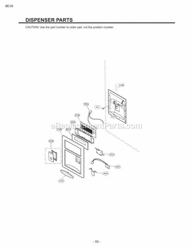 LG LFD22860SW (GM-F228JQKA) Bottom Freezer Refrigerator Page D Diagram