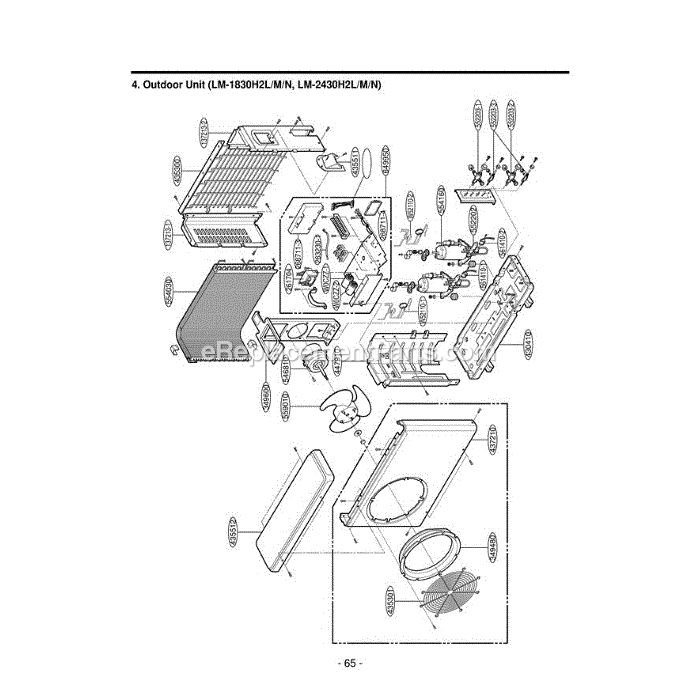LG LM-2430H2L (AMB6EUS) Air Conditioner Section (2) Diagram