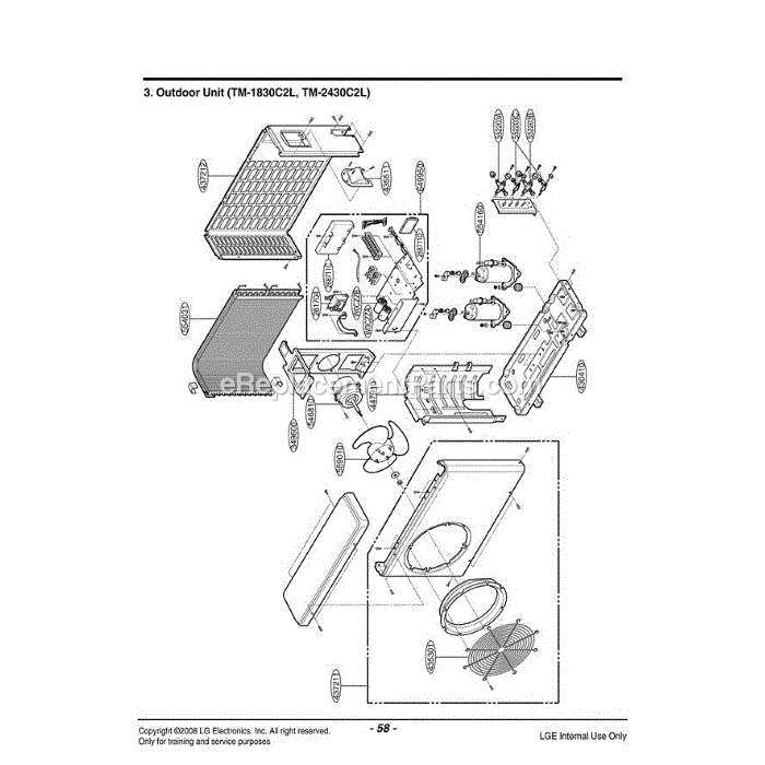 LG TM-1830C2L (AMB6TFC) Air Conditioner Section (2) Diagram