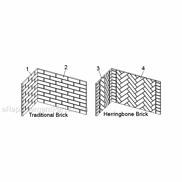 Majestic PFLDVNS/PS Direct Vent Gas Fireplace Pfldvns/Ps Brick Diagram