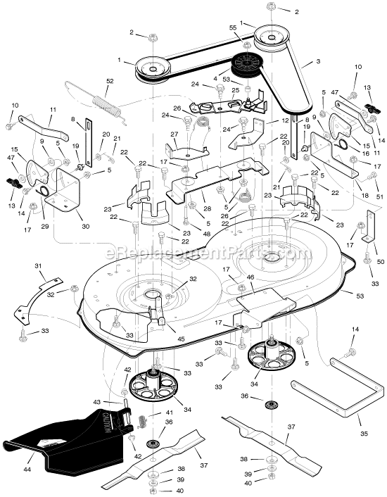 Murray 405012x108A 40" Lawn Tractor Page E Diagram