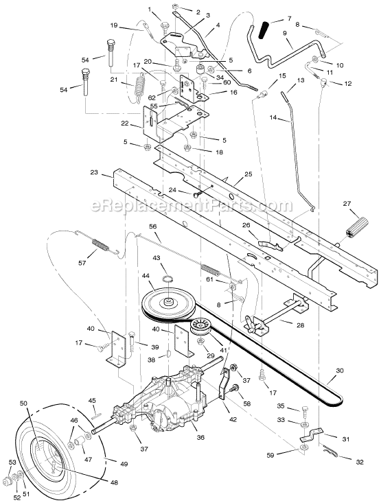 Murray 405017x78A 40" Lawn Tractor Page D Diagram