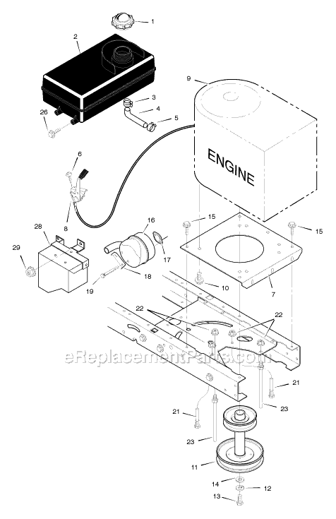 Murray 405602x51A 40" Lawn Tractor Page D Diagram