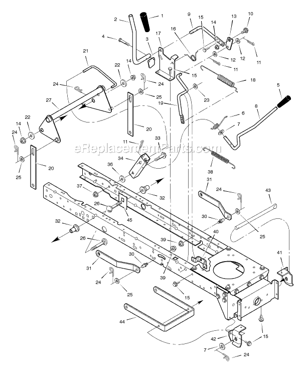 Murray 405602x51A 40" Lawn Tractor Page F Diagram