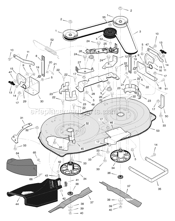 Murray 405604x53A 40" Lawn Tractor Page E Diagram