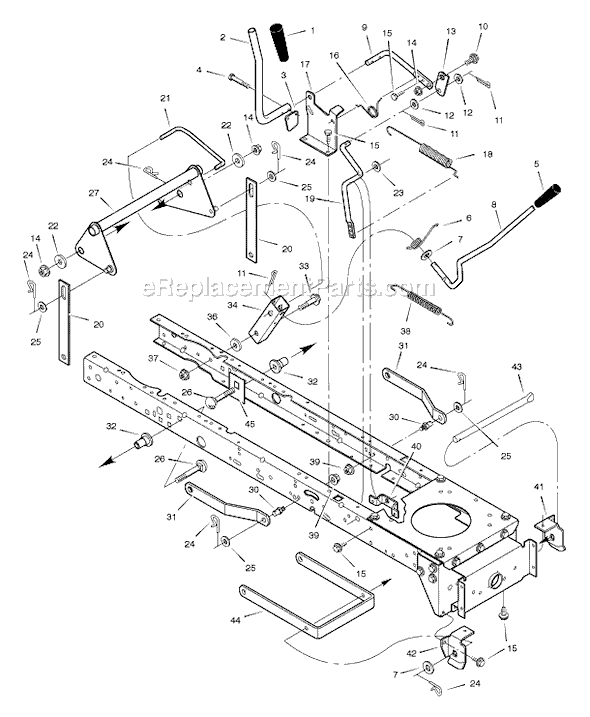 Murray 405604x53A 40" Lawn Tractor Page F Diagram
