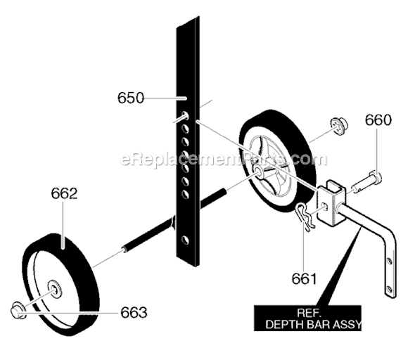 Murray C950-62909-3 Cultivator Page E Diagram