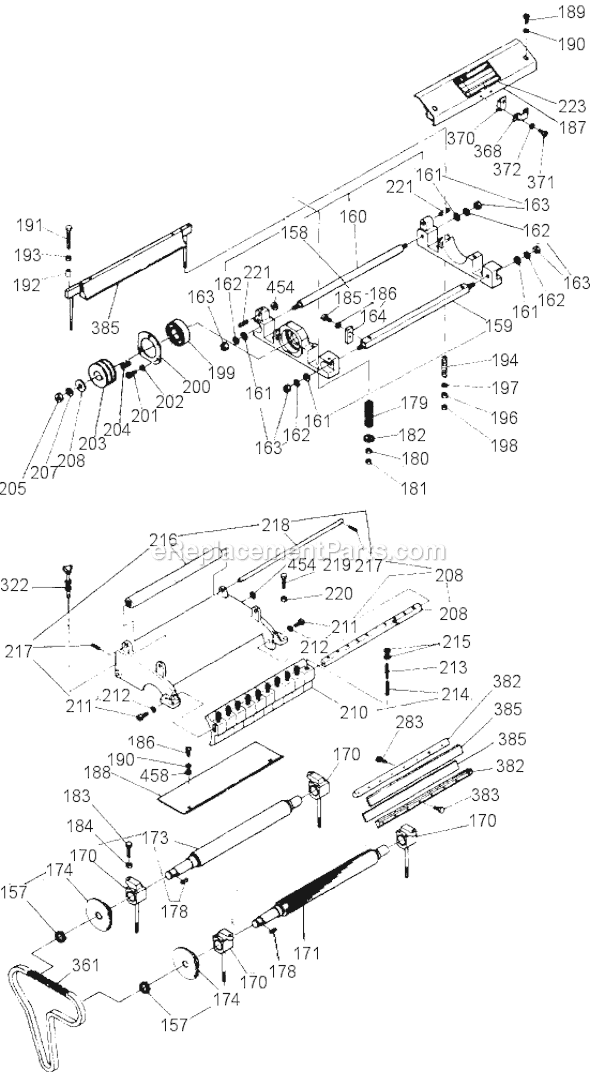 Metabo HPT (Hitachi) F-1500 Planer Jointer Page D Diagram