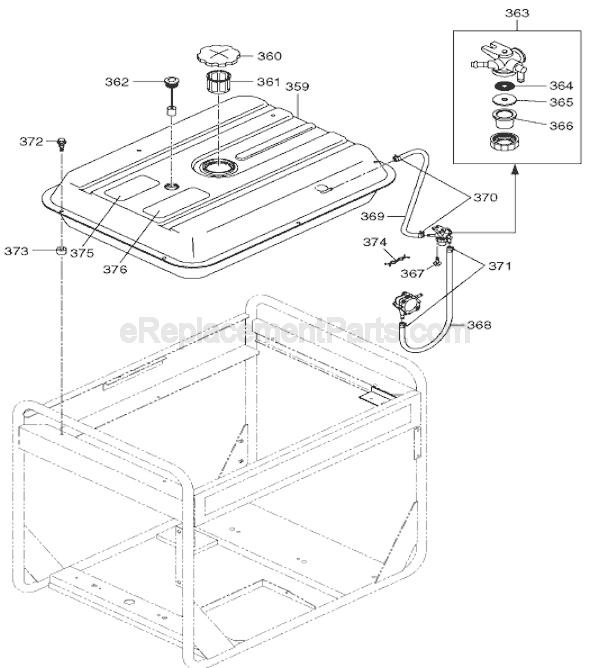 Makita G12010R Electric Start 12000W Generator Page M Diagram