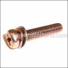 Makita Pan Head Screw M6X30 part number: 911353-1