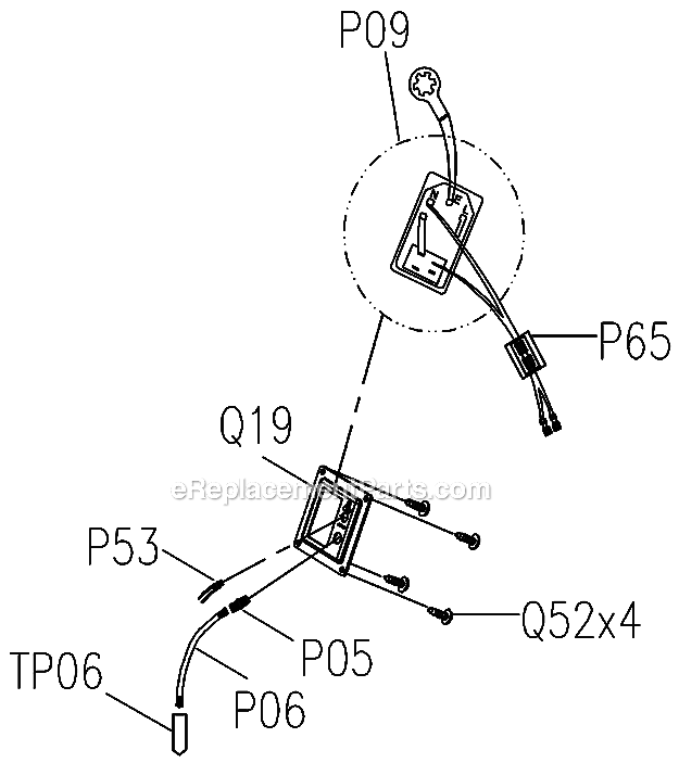 Matrix Fitness A3x-01-G4 (EP99)(2009) Elliptical - Ascent Page Q Diagram