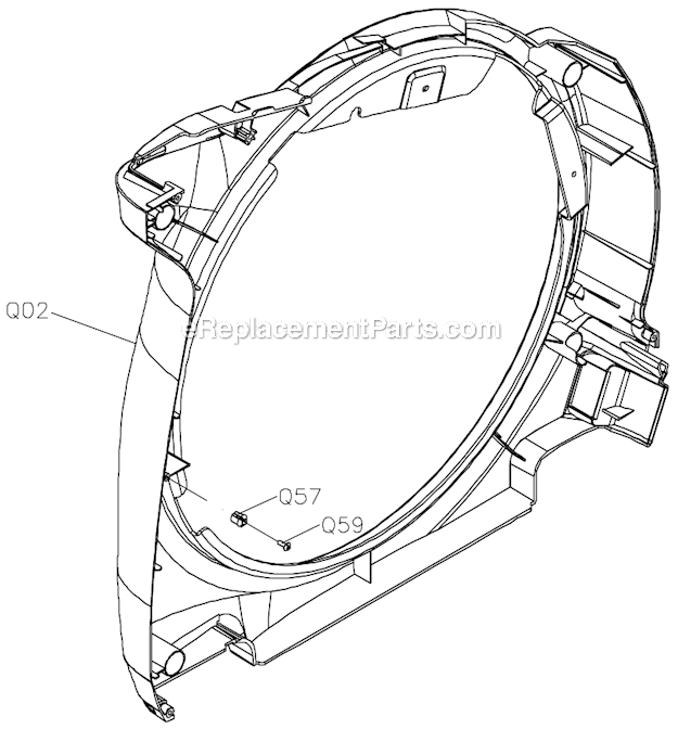 Matrix Fitness A5x (EP308)(2012) Elliptical - Ascent Page R Diagram