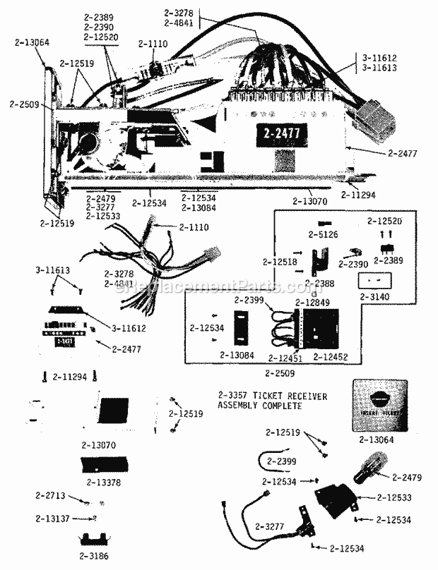 Maytag A17CT Manual, (Washer) Ct Control Center Components Diagram