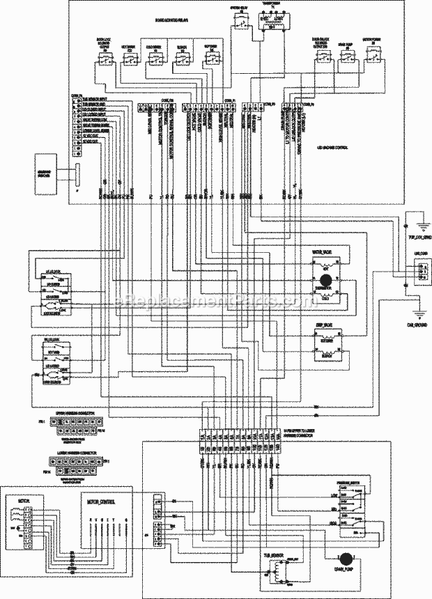 Maytag FAV6800AWW Residential Washer Page I Diagram