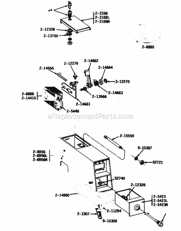 Maytag GA25CS Maytag Laundry (Washer) Control Center Diagram