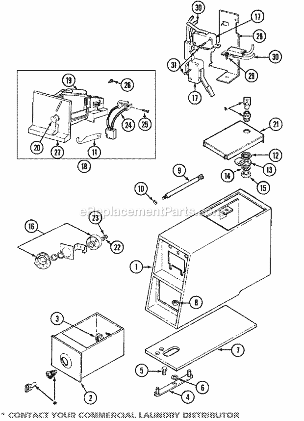 Maytag MAT10PDABL Manual, (Washer) Control Center Diagram