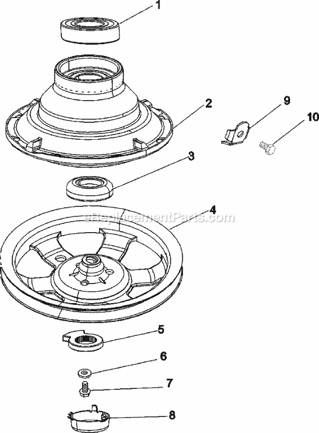 Maytag MAT12PDDBW Manual, Laundry (Washer) Clutch & Brake Diagram