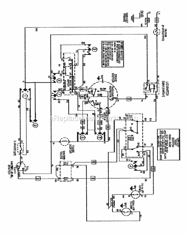 Maytag MAV7551AWW Residential Maytag Laundry Page I Diagram