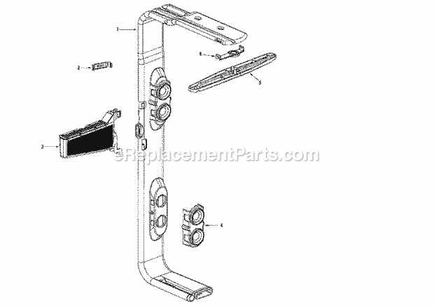 Maytag MDB8600AWW Maytag Dishwasher Water Distribution Assembly Diagram