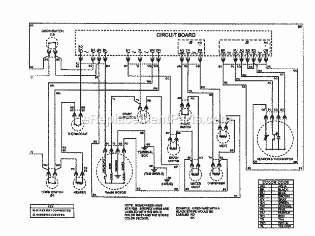 Maytag MDB9600AWS Maytag Dishwasher Wiring Information Diagram