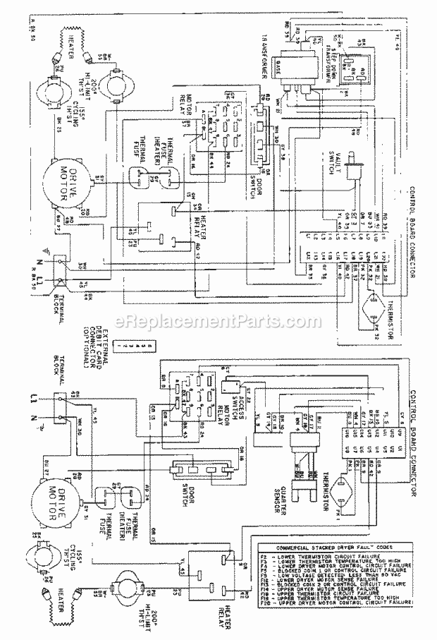 Maytag MDE11PDAGL Manual, (Export) (Dryer Ele) Wiring Information Diagram