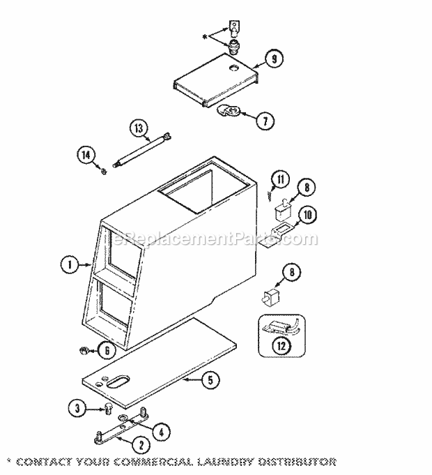 Maytag MDG12PRAAW Manual, (Dryer Ele) Control Center Diagram