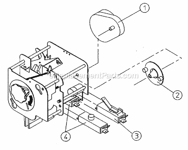 Maytag MDG30MC2AW Manual, (Dryer Gas) Coin Meter (Mc2) Diagram