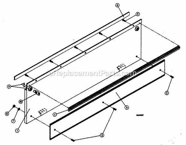 Maytag MDG32PC3AW Maytag Laundry (Dryer Gas) Cabinet - Lint Door Assembly Diagram